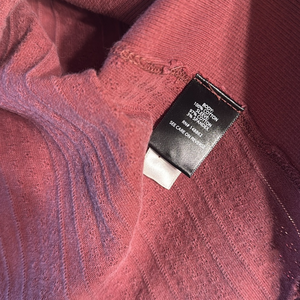 Torrid Long Sleeve fitted Henley - Picture 6 of 6